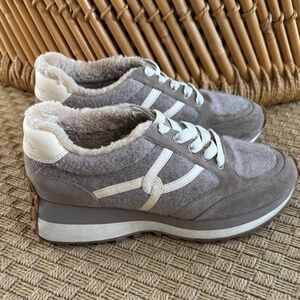 Veronica Beard Valentina Shearling Sneakers 9